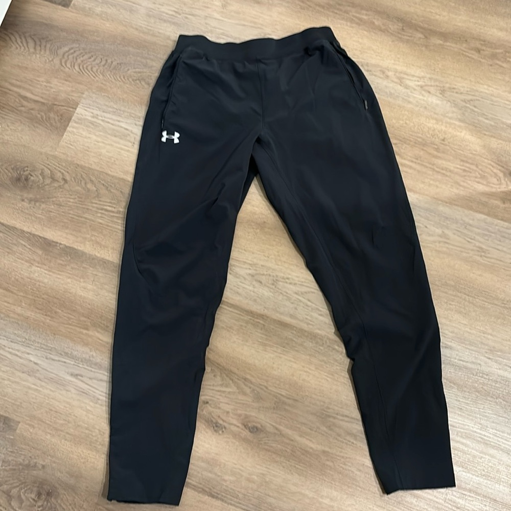 Under Armour Track Pant sz L Black
